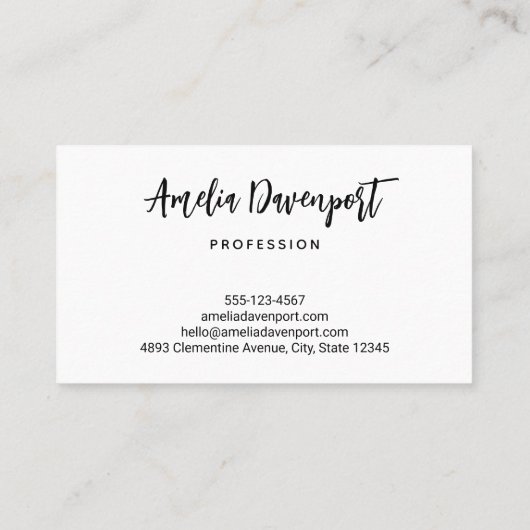 エキゾチック暗緑色の熱帯葉 名刺 (裏面)