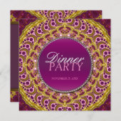 エキゾチック東ディナーパーティースペシャル招待状 招待状 (正面/裏面)