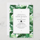 エキゾチック森婚約パーティ 招待状 (正面)