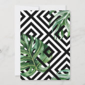 エキゾチック森婚約パーティ 招待状 (裏面)