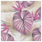 エキゾチック植物 ファブリック (クローズアップ)