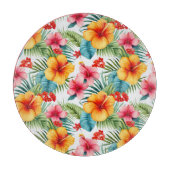 エキゾチック水カラーハワイアンフローラ カッティングボード (正面)