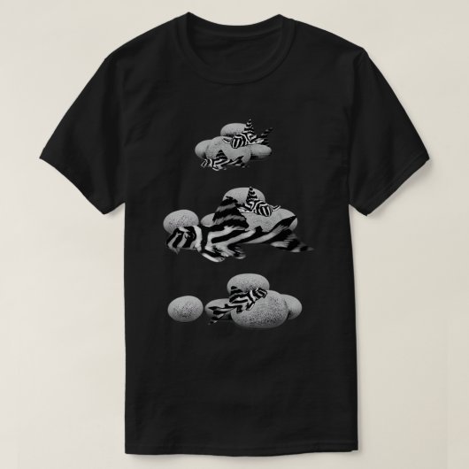 エキゾチック水族館フィッシュタンク Tシャツ (デザイン正面)