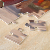 エキゾチック漫画祝ガール中国のズ新年 ジグソーパズル (側面)