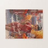 エキゾチック漫画祝ガール中国のズ新年 ジグソーパズル (横)