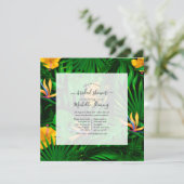 エキゾチック熱帯バーチャルシャワー招待状 招待状 (スタンド正面)