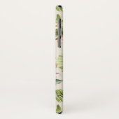 エキゾチック熱帯パイナップルフローラブラウンモノグラム Case-Mate iPhoneケース (裏面/左)