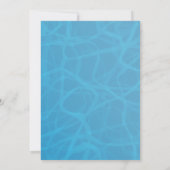 エキゾチック熱帯ビーチ卒業パーティー招待状 招待状 (裏面)