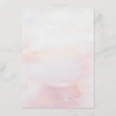 エキゾチック熱帯ビーチ結婚式インフォメーションゲスト エンクロージャーカード (裏面)