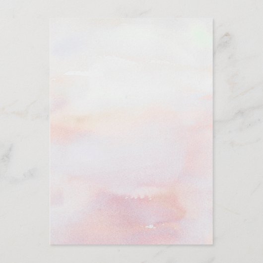 エキゾチック熱帯ビーチ結婚式インフォメーションゲスト エンクロージャーカード (裏面)