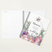 エキゾチック熱帯プロテアウォーターカラーウェディングプランナー プランナー手帳 (ディスプレー)