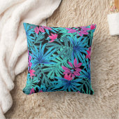 エキゾチック熱帯庭園 クッション (ブランケット)