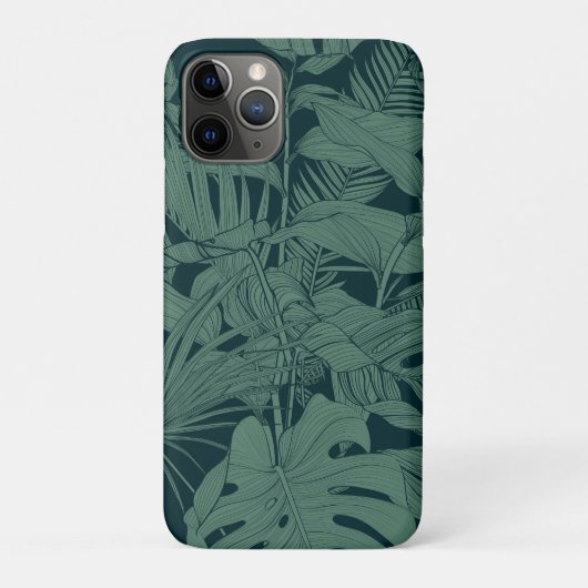 エキゾチック熱帯線イラストレーション。 Case-Mate iPhoneケース (裏)
