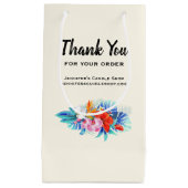 エキゾチック熱帯花サンキュービジネス スモールペーパーバッグ (正面)