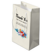 エキゾチック熱帯花サンキュービジネス スモールペーパーバッグ (裏面アングル)
