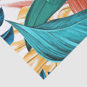 エキゾチック熱帯葉プリント 薄葉紙 (詳細)