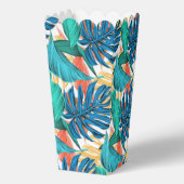 エキゾチック熱帯葉産のポップコーンボックス フェイバーボックス (正面)