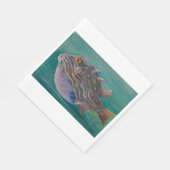 エキゾチック熱帯魚（水中） （マリアンヌ北） スタンダードランチョンナプキン (角)