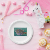 エキゾチック熱帯魚（水中） （マリアンヌ北） ペーパープレート (パーティー)