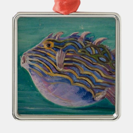 エキゾチック熱帯魚(水中) (マリアンヌ北) メタルオーナメント (正面)
