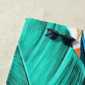 エキゾチック熱葉帯 ビーチタオル (インサイチュ)