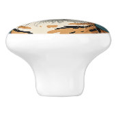 エキゾチック猫#8セラミックプル セラミックノブ (側面)