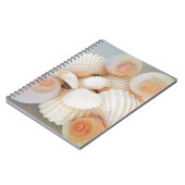 エキゾチック白ピーチシーシェルサマービーチ ノートブック (左側)