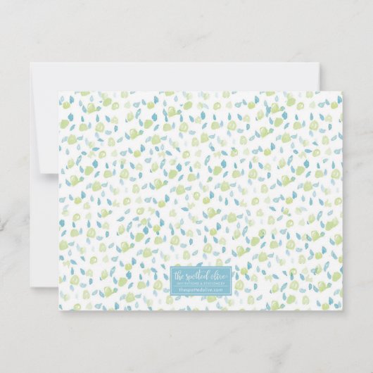 エキゾチック短い猫パーソナライズされた文具 ノートカード (裏面)