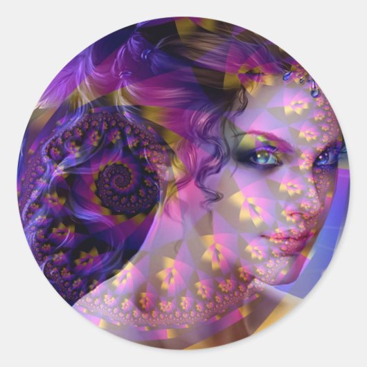 エキゾチック精神 ラウンドシール (正面)