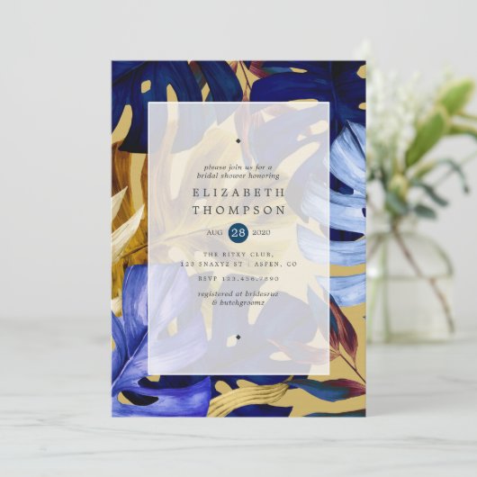 エキゾチック結婚フォレストブライダルシャワー 招待状 (スタンド正面)