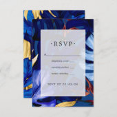 エキゾチック結婚森 出欠カード (正面/裏面)