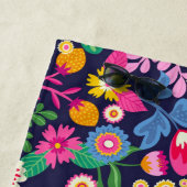 エキゾチック絵を描な手花柄–48330 ビーチタオル (インサイチュ)