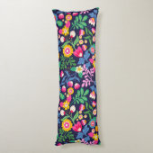 エキゾチック絵を描な手花柄–48330 ボディピロー (裏面 (縦))