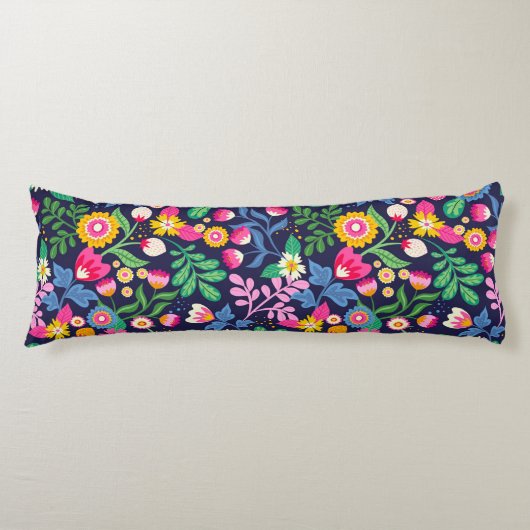 エキゾチック絵を描な手花柄–48330 ボディピロー (正面)