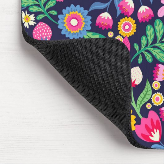 エキゾチック絵を描な手花柄–48330 マウスパッド (コーナー)