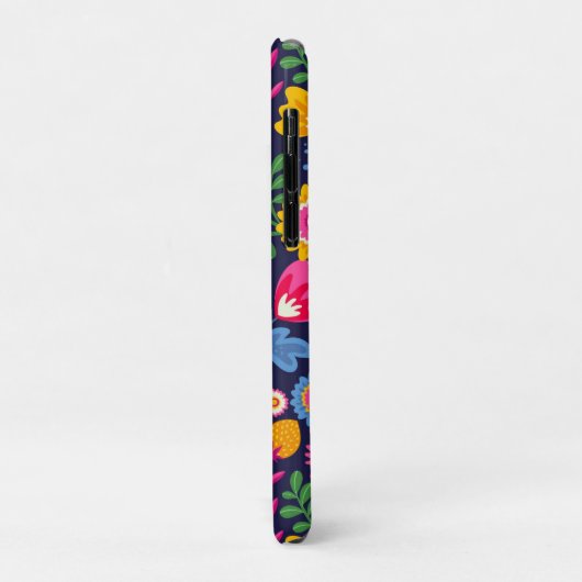 エキゾチック絵を描な手花柄–48330 Case-Mate iPhoneケース (裏面/左)