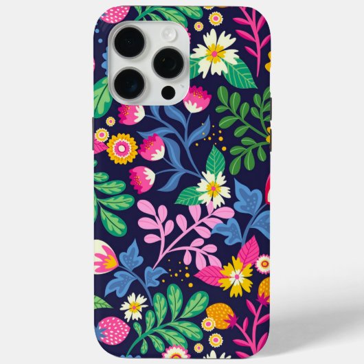 エキゾチック絵を描な手花柄–48330 Case-Mate iPhoneケース (裏面)