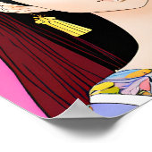 エキゾチック美しいアニメウーマン、オートオートクチュール ポスター (角)