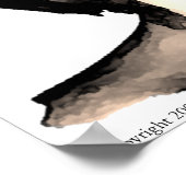 エキゾチック美しいプリント ポスター (角)