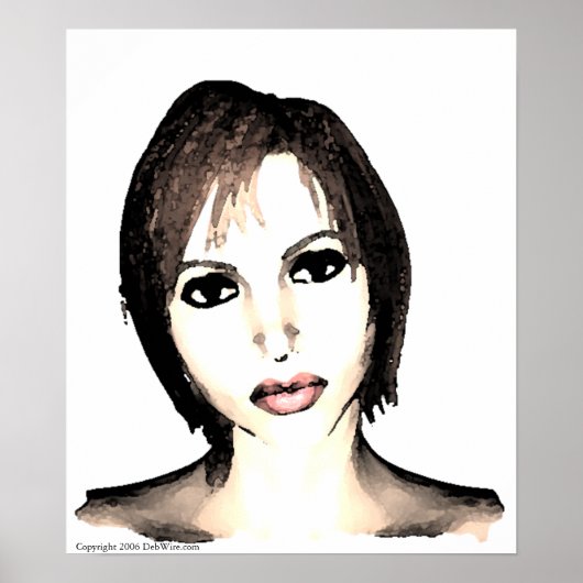 エキゾチック美しいプリント ポスター (正面)