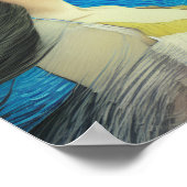 エキゾチック美しいポートレートアート – Anime Digital Art ポスター (角)