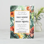 エキゾチック花トロピカル結婚ズ 招待状 (スタンド正面)