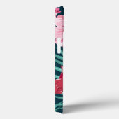 エキゾチック花モノグラムピンク Case-Mate iPhoneケース (裏面 / 右)