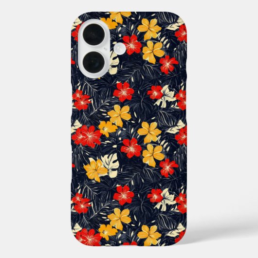 エキゾチック花花の花柄 Case-Mate iPhoneケース (裏面)