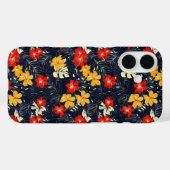 エキゾチック花花の花柄 Case-Mate iPhoneケース (裏面 (横))
