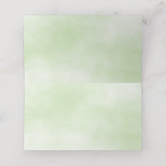 エキゾチック花 プレイスカード (内部開封)