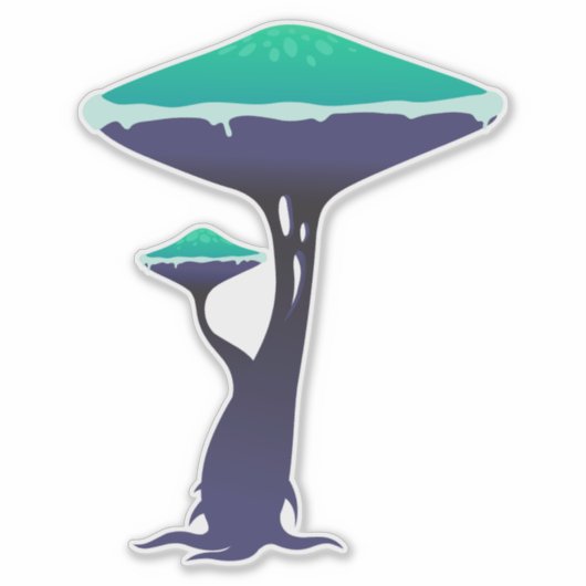 エキゾチック茸 シール (正面)