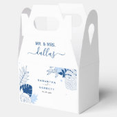 エキゾチック葉な白背景の優先ボックス フェイバーボックス (オープン)