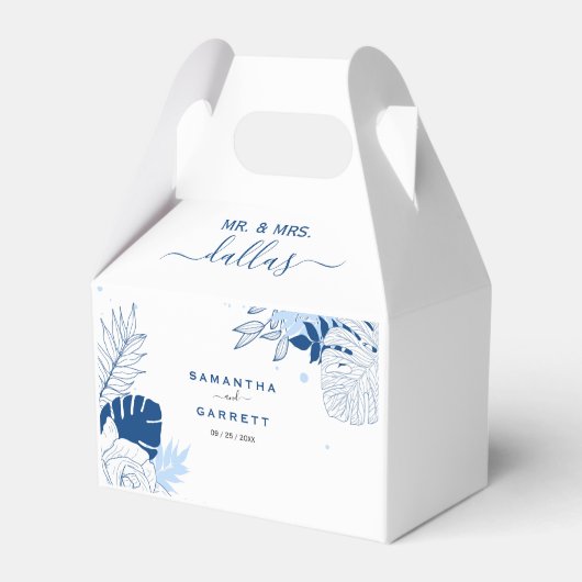 エキゾチック葉な白背景の優先ボックス フェイバーボックス (正面サイド)