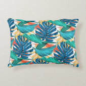 エキゾチック葉熱帯 アクセントクッション (正面)
